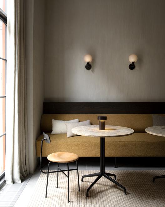 Norm Architects' Audo Cylindrical LED Cordless Table Lamp for Mood Setting