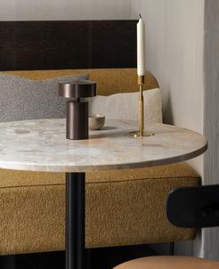 Norm Architects' Audo Cylindrical LED Cordless Table Lamp for Mood Setting