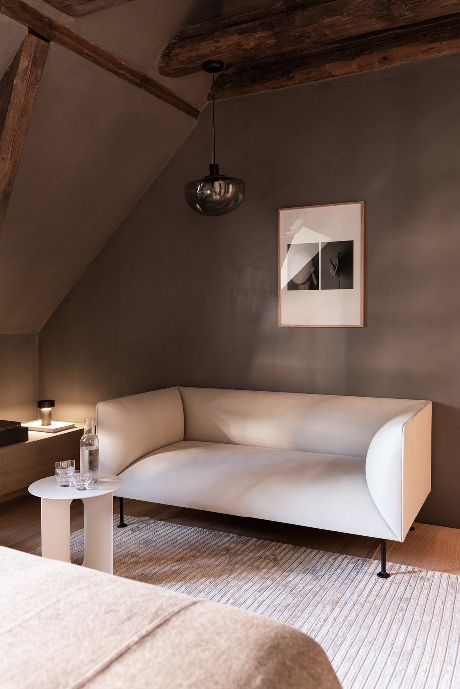 Norm Architects' Audo Cylindrical LED Cordless Table Lamp for Mood Setting