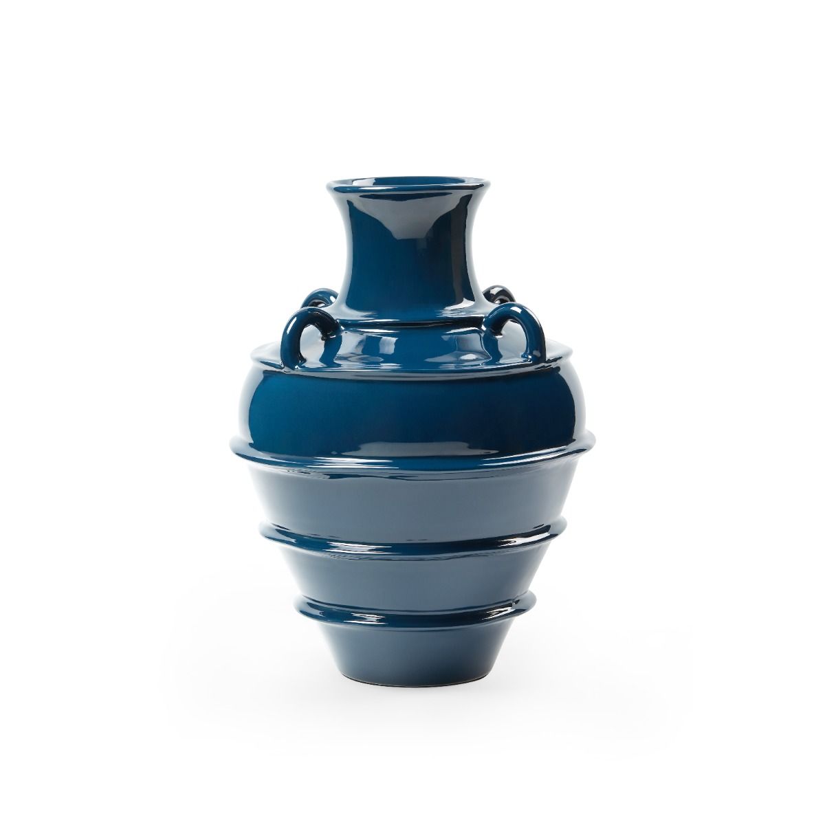 Villa & House Handmade Midnight Blue Glazed Phaedra Vase