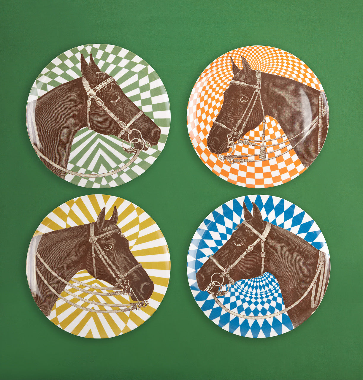 Thomas Paul Equus Side Plate Set of 4 - BPA Free & Dishwasher Safe