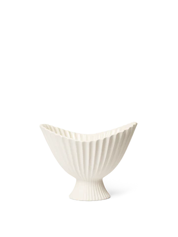 Ferm Living Elegant Ceramic Fountain Bowl for Decor and Storage