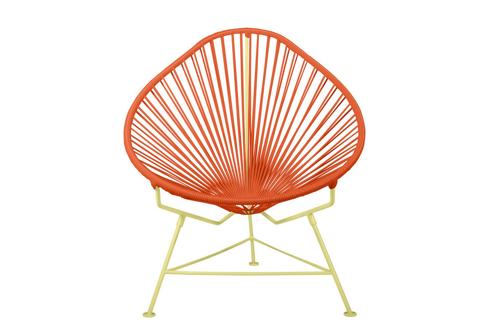 Innit Yellow Frame Acapulco-Style Outdoor Chair