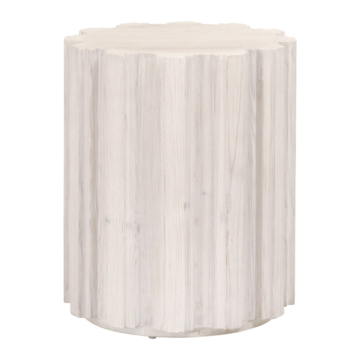 Eco-Friendly Roma Accent Table by Essentials For Living with Decorative Fluting