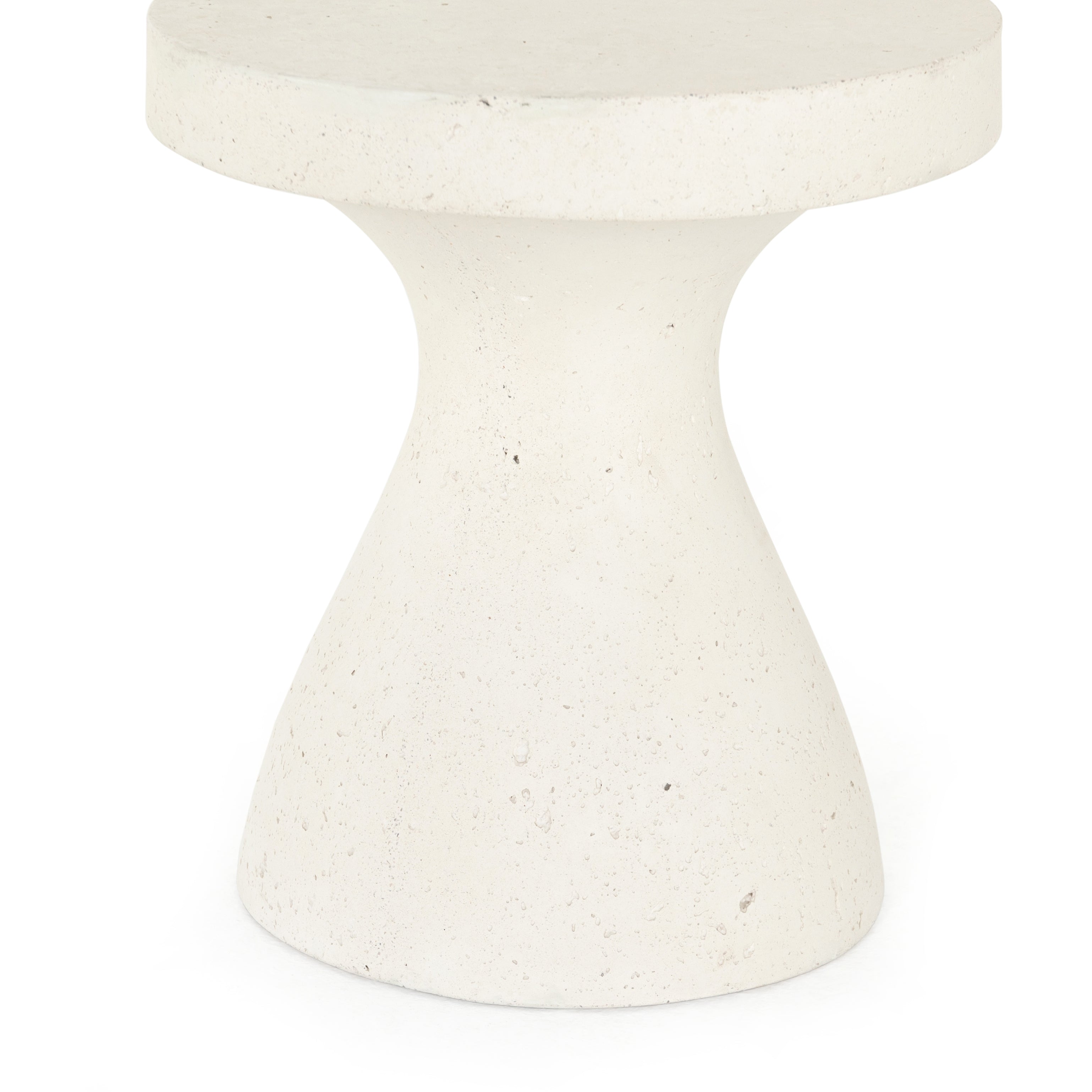 Four Hands Koda High - Quality Outdoor Concrete End Table for Your Patio or Garden