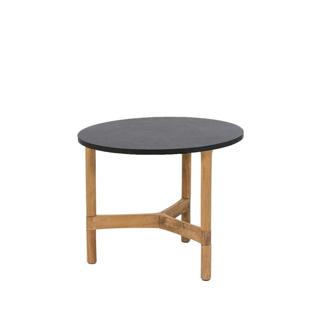 Small-Sized Cane-line Twist Teak Outdoor Coffee Table