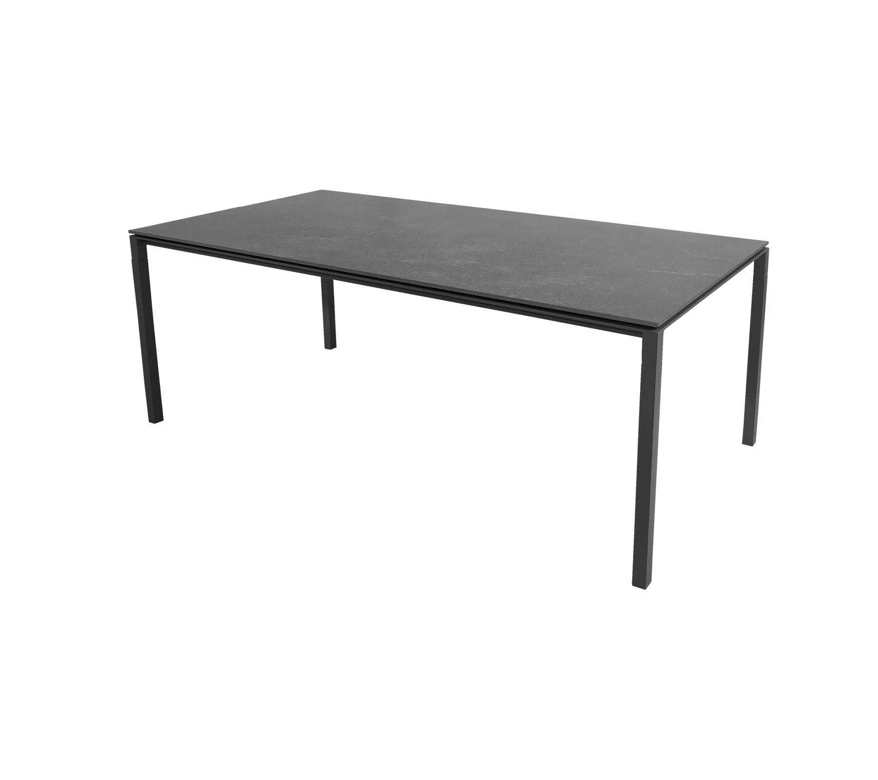 Cane-line 200x100cm Pure Ceramic Dining Table with Aluminum Frame