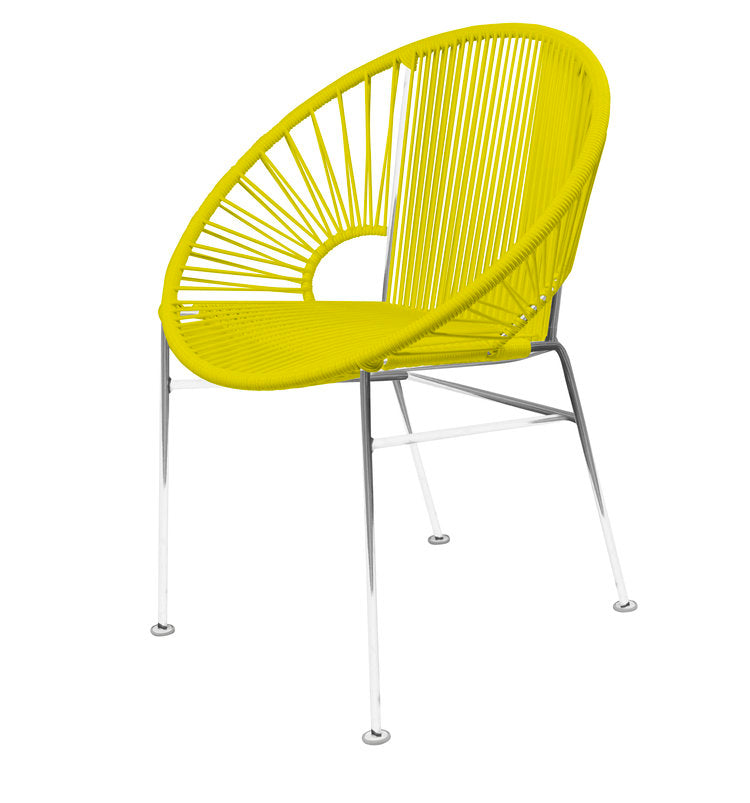 Modern Innit Concha Dining and Café Chair with Chrome Frame