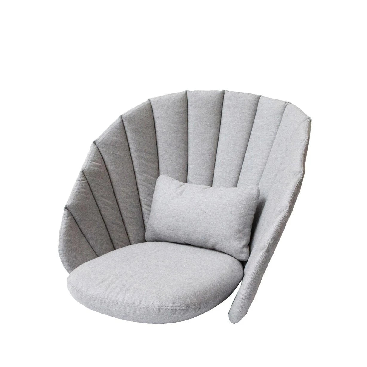 Cane-line Comfortable Peacock Lounge Chair Cushion Set with QuickDry