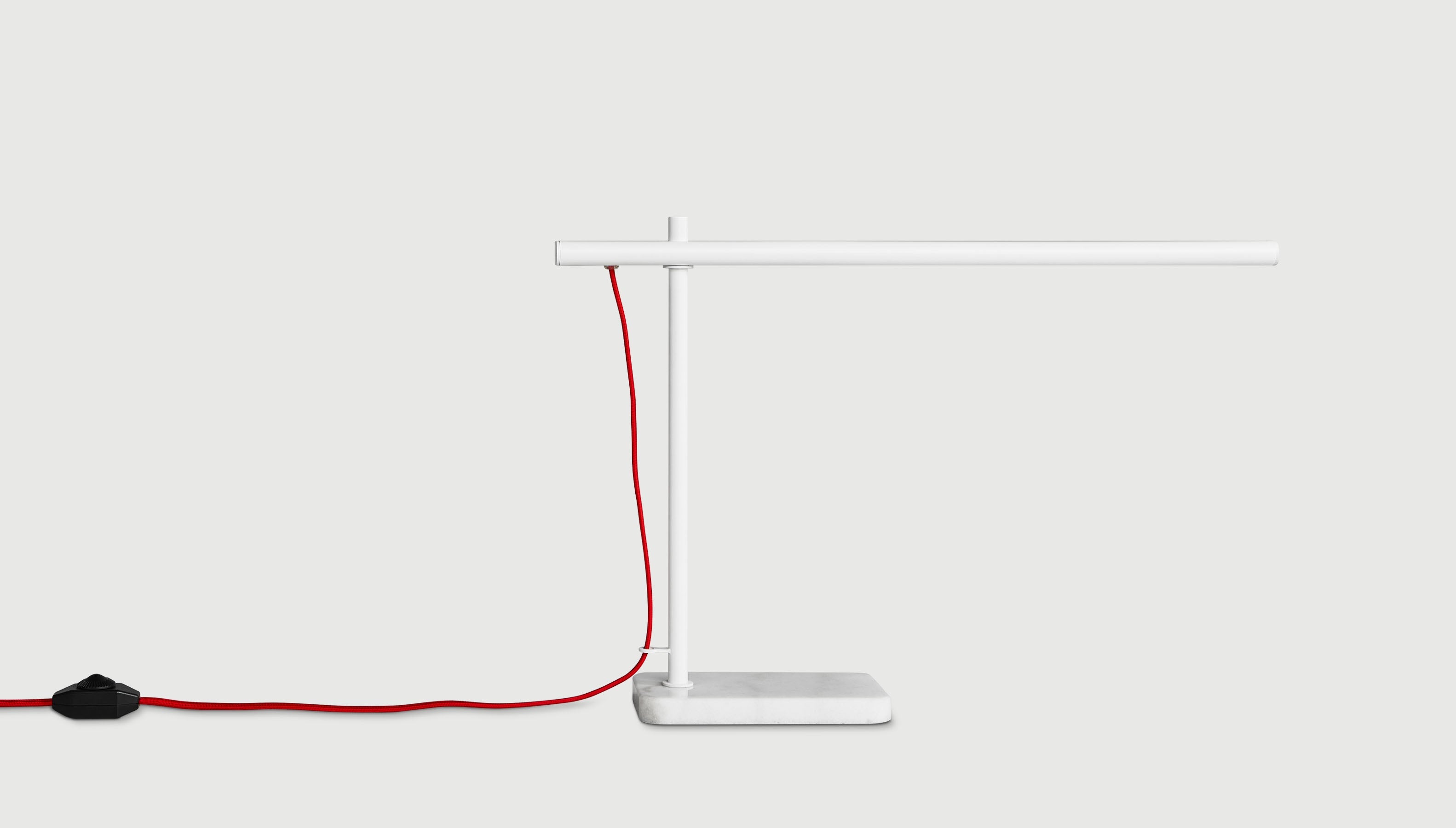 GUS Modern Lewis Stylish Table Task Lamp for Desk and Bedside Use