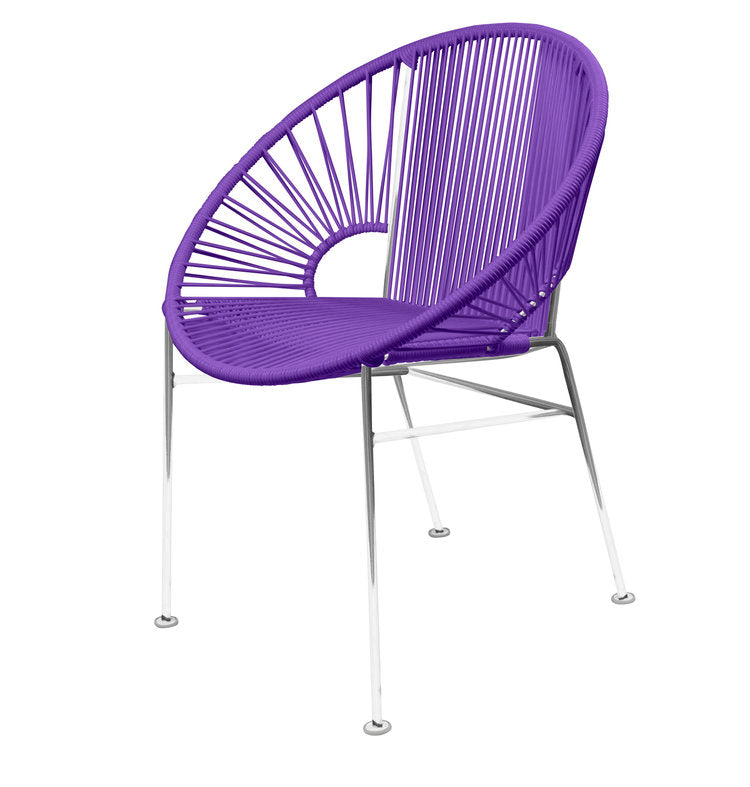 Modern Innit Concha Dining and Café Chair with Chrome Frame