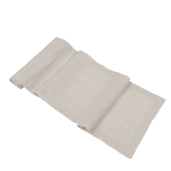 Huddleson Contemporary Luxury Italian Linen Table Runner for Elegant Dining