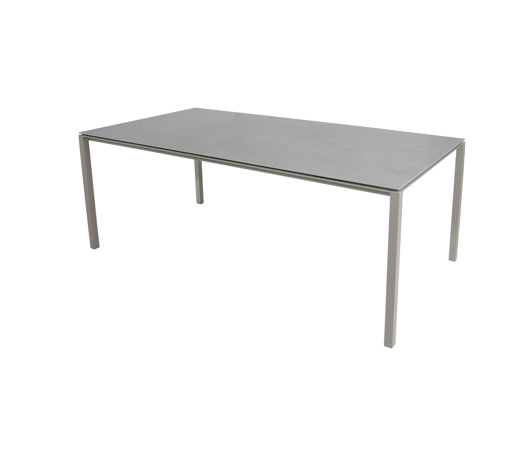 Cane-line 200x100cm Pure Ceramic Dining Table with Aluminum Frame