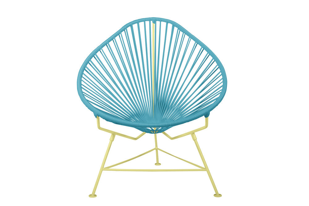 Innit Yellow Frame Acapulco-Style Outdoor Chair