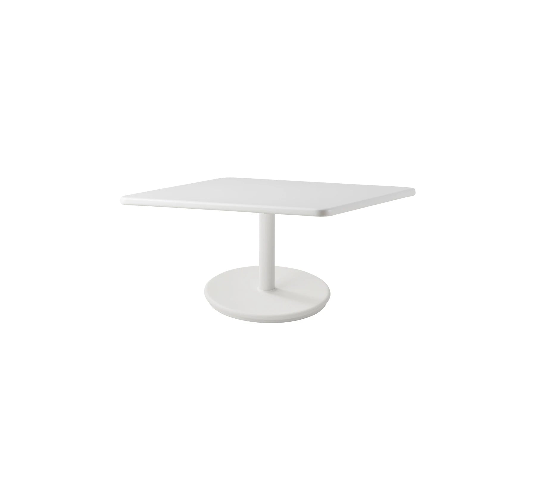Small Base Square 75cm Cane-line Go Outdoor Coffee Table for Elegant Spaces