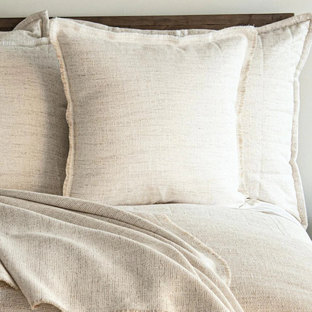 Ann Gish's Lightweight 24' X 24' Macau Raw-Edge Polyester Pillow