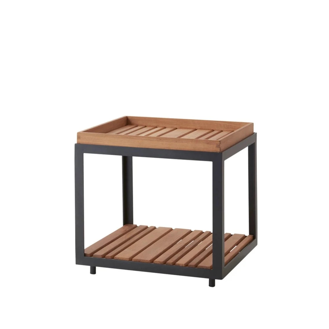 Small Cane-line Level Coffee Table with Multi - level Design