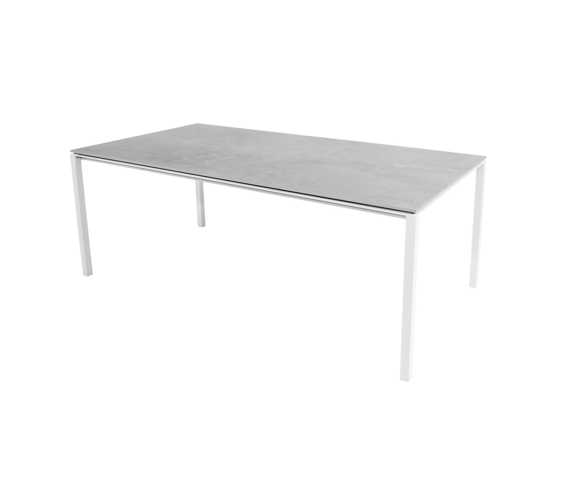 Cane-line 200x100cm Pure Ceramic Dining Table with Aluminum Frame