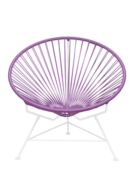 Stylish and Durable Innit Lounge Chair with White Powder - Coated Steel Frame