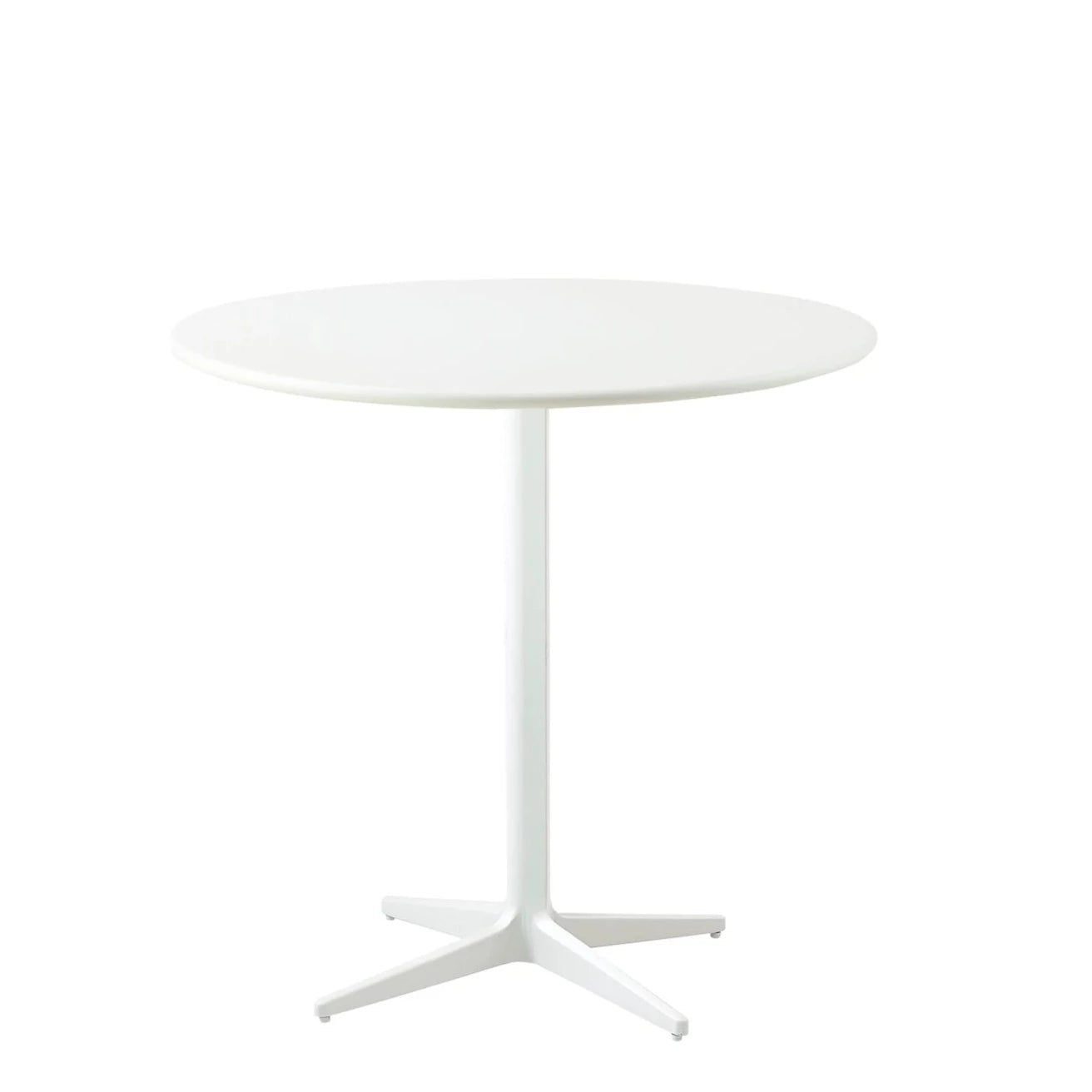 Stylish Cane-line Round Drop Café Table, 80cm Diameter