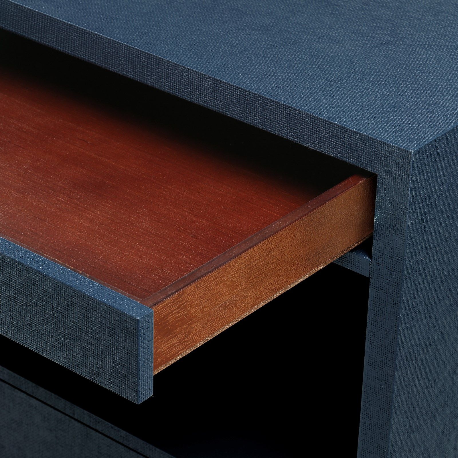 Villa & House Frances 2-Drawer Luxury Side Table in Navy, Black or White