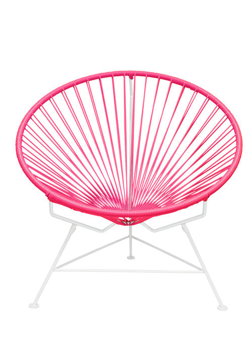 Stylish and Durable Innit Lounge Chair with White Powder - Coated Steel Frame