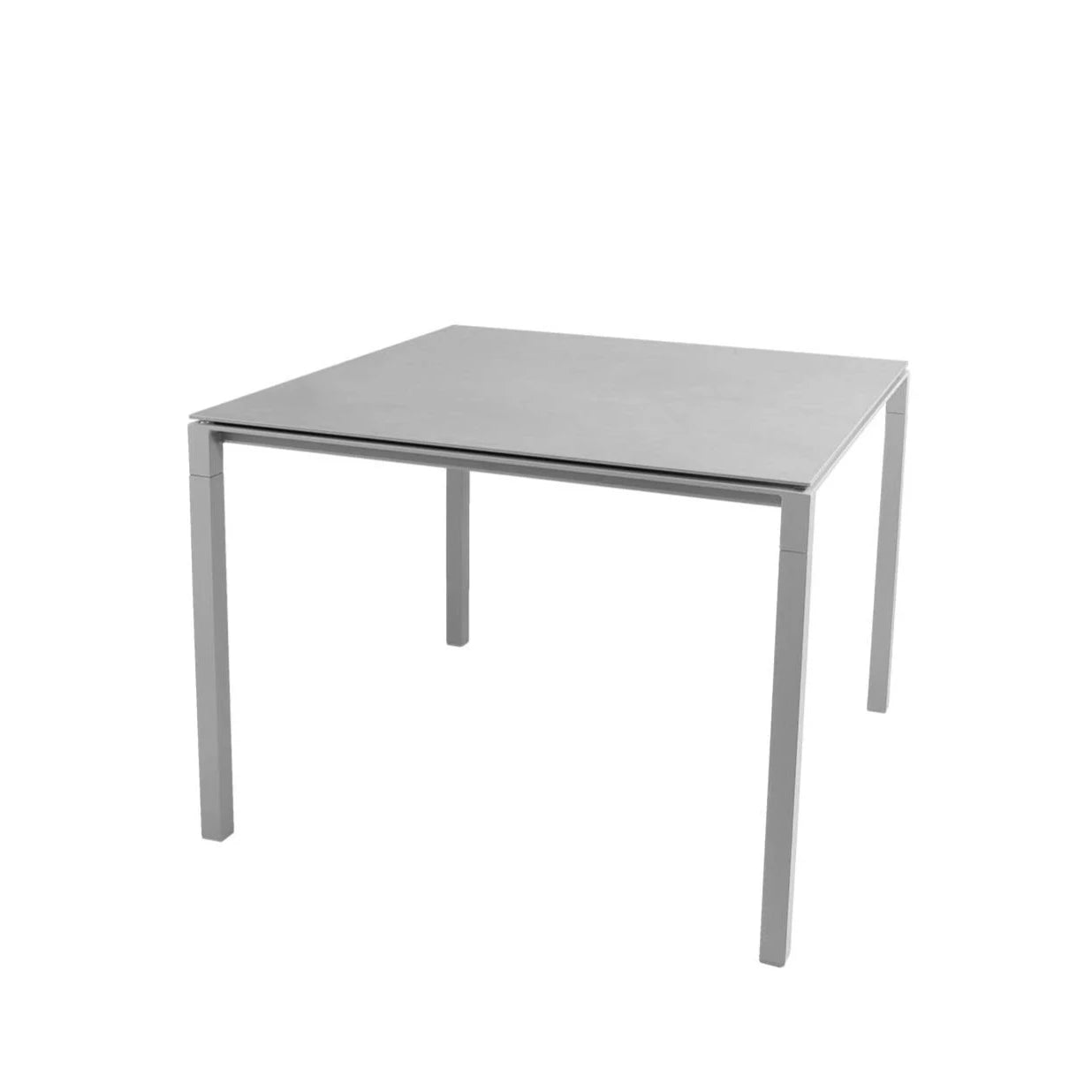 Cane-line Square-shaped Modern Pure Dining Table for Elegant Dining Spaces