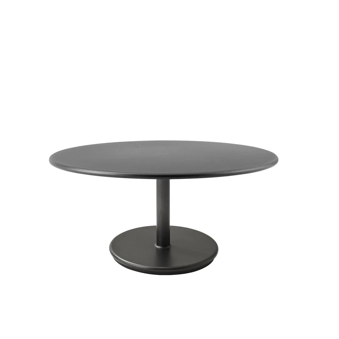 Cane-line Go Small Base Round 80cm Aluminum Coffee Table for Outdoor Use