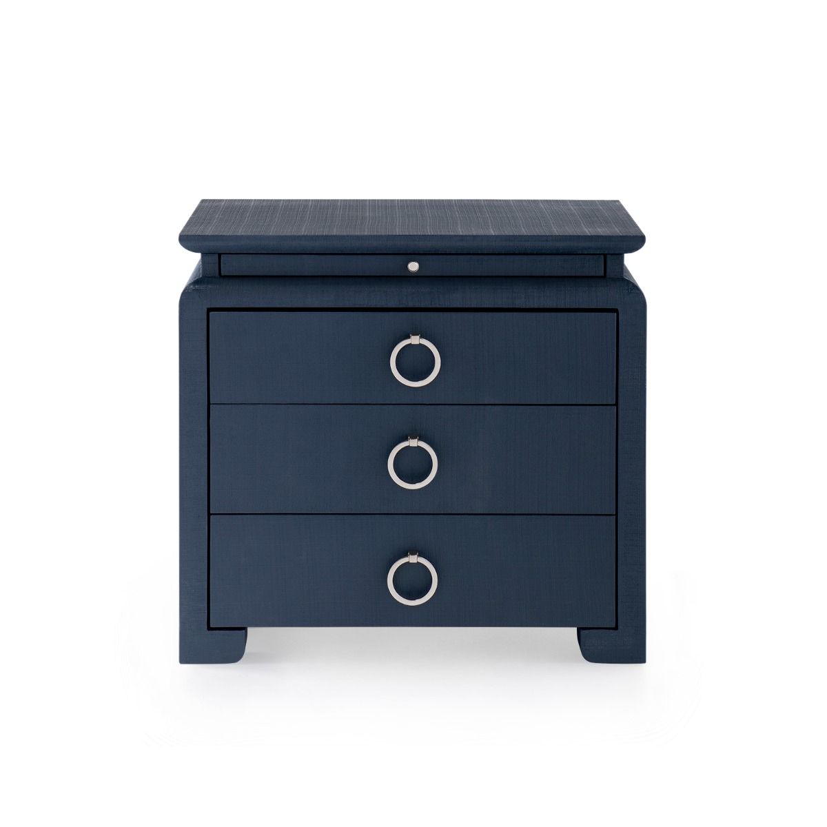 Villa & House Elina Luxury 3-Drawer Side Table with Pull-Out Tray