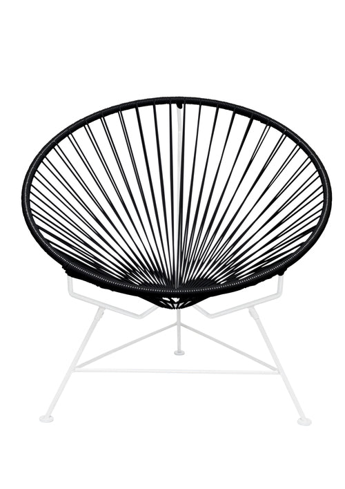 Stylish and Durable Innit Lounge Chair with White Powder - Coated Steel Frame