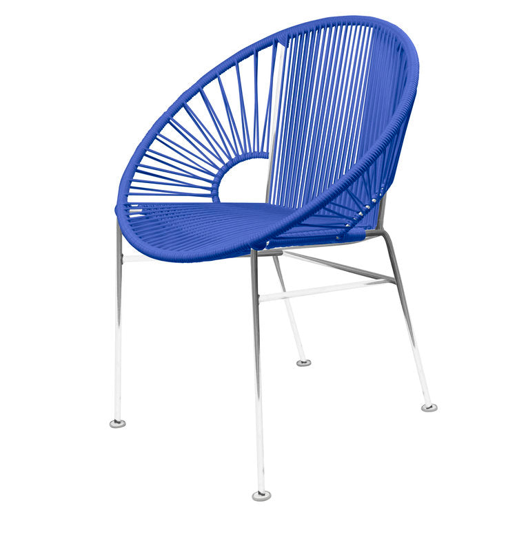 Modern Innit Concha Dining and Café Chair with Chrome Frame