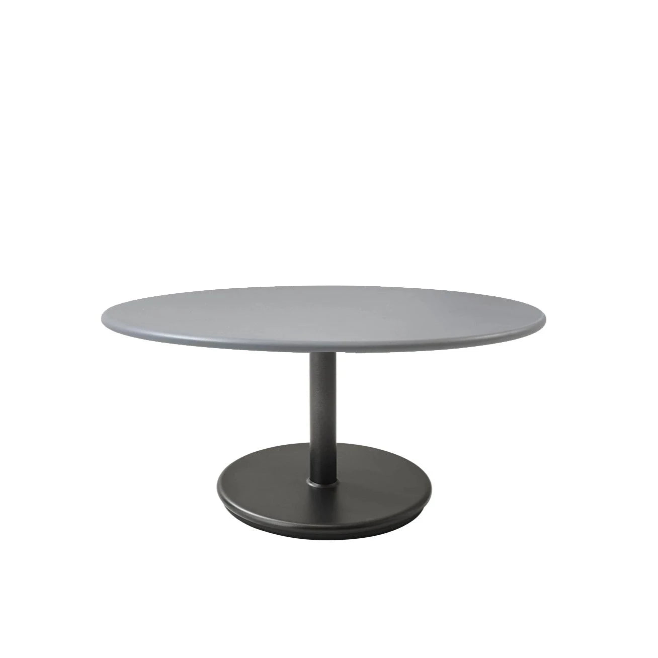 Cane-line Go Small Base Round 80cm Aluminum Coffee Table for Outdoor Use