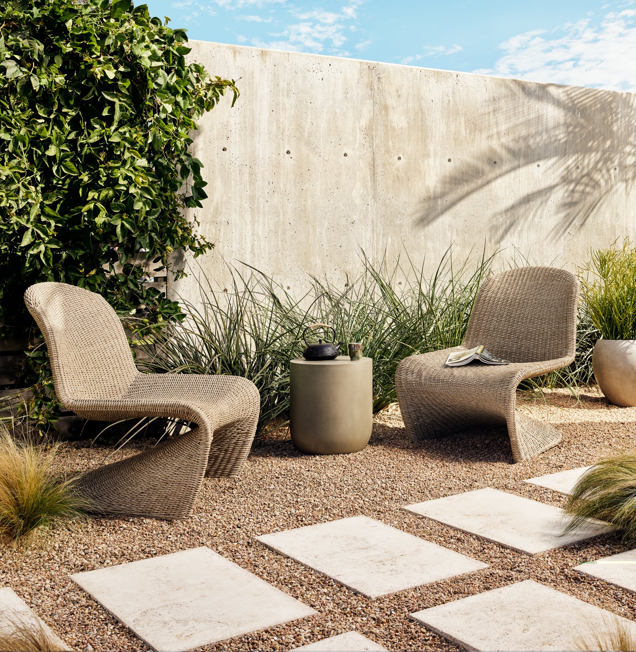 Four Hands Portia All-Weather Outdoor Occasional Lounge Chair