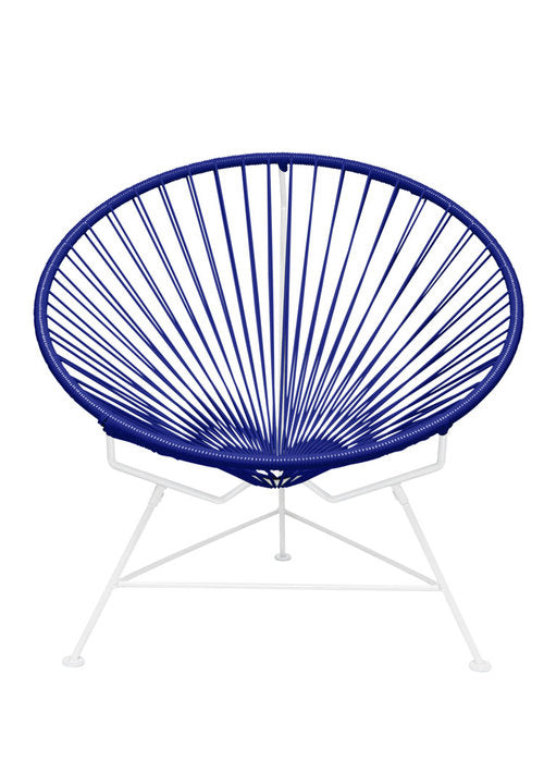Stylish and Durable Innit Lounge Chair with White Powder - Coated Steel Frame