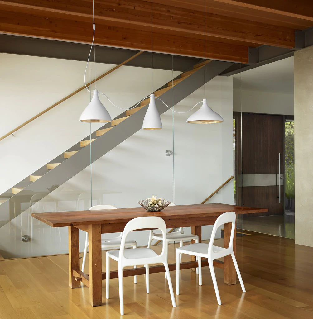 Extra Large Pablo Swell String Mixed Linear LED Pendant Lighting Fixture