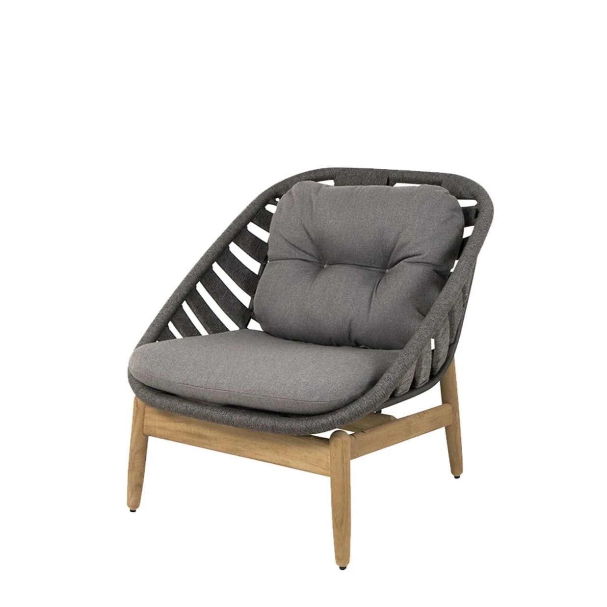 Cane-line Strington Outdoor Lounge Chair for Relaxing in Small Spaces