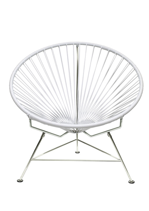 Stylish Chrome-Frame Innit Lounge Chair for Indoor & Outdoor Use
