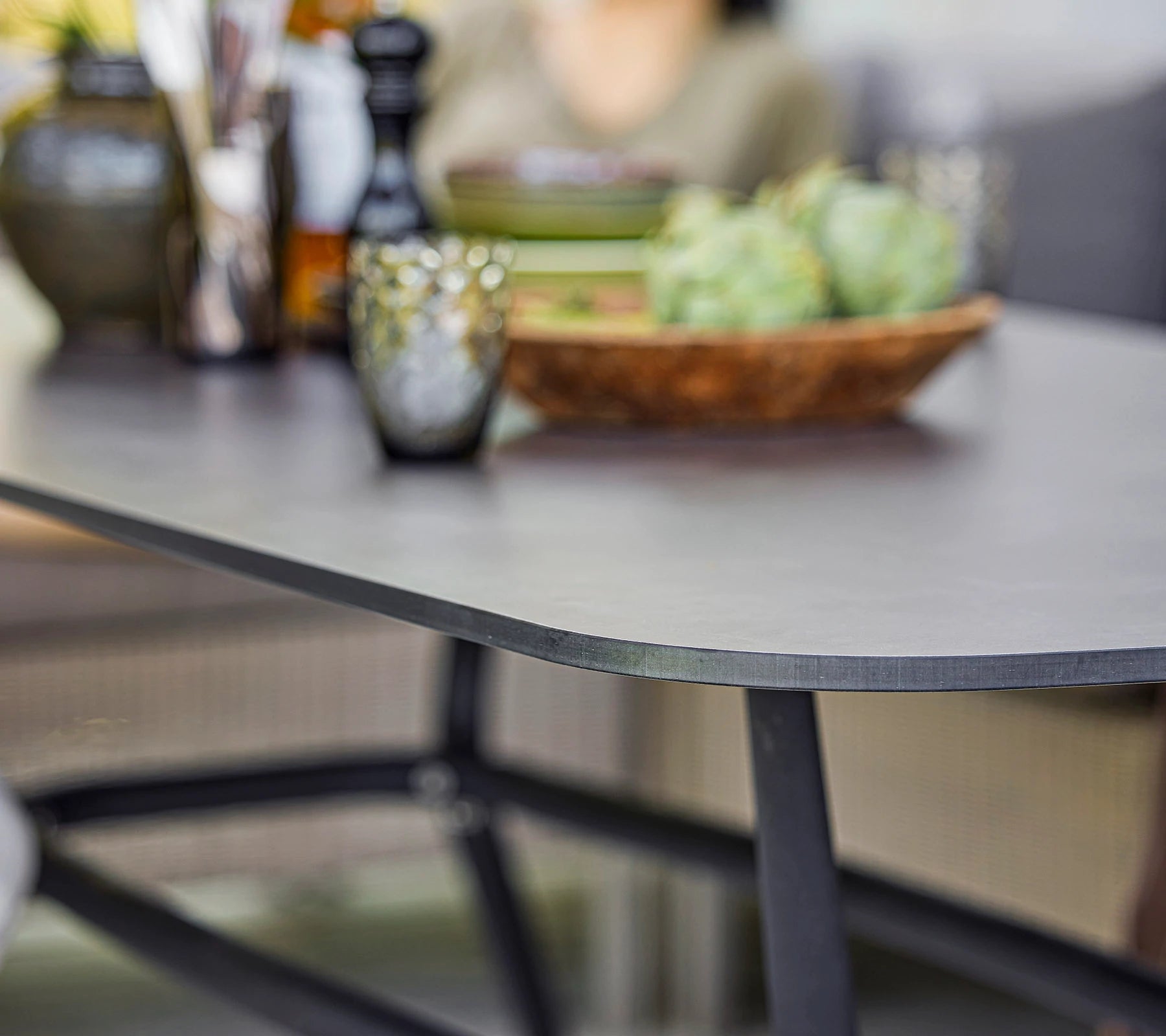 Cane-line Oval Joy Outdoor Dining Table for Stylish Spaces