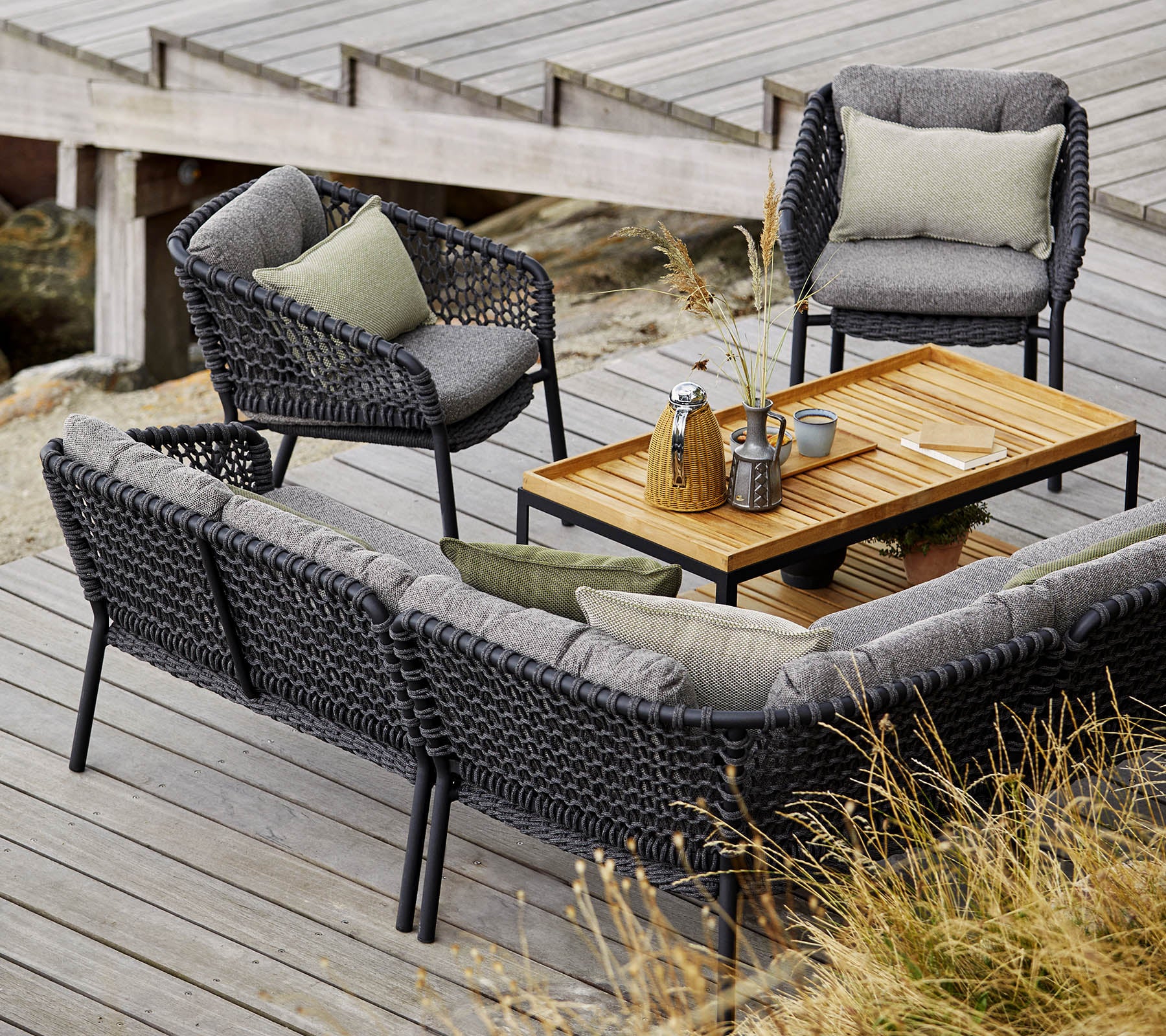 Cane-line Luxury Ocean Outdoor Lounge Chair for Ultimate Relaxation