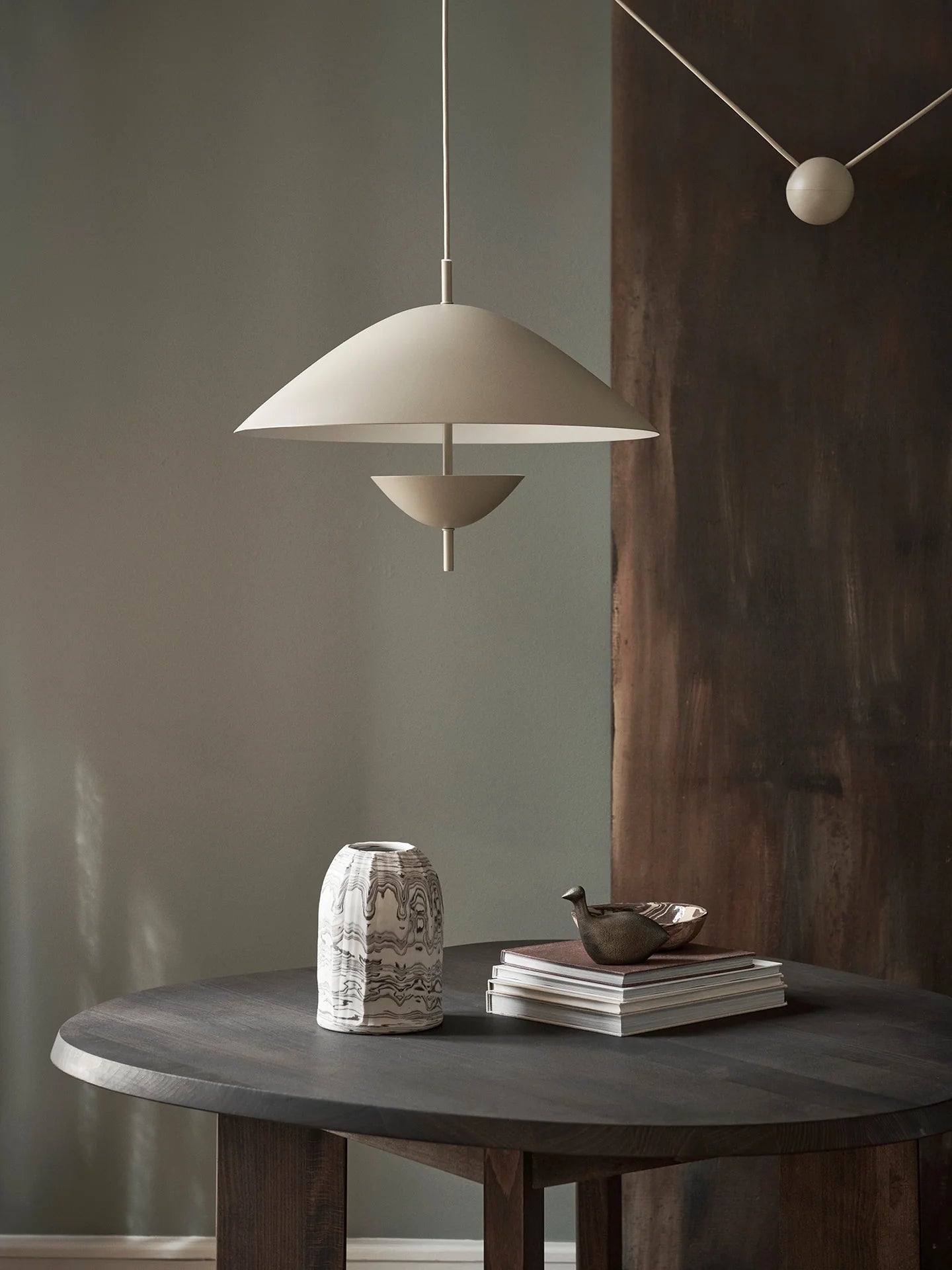 Ferm Living Handmade Blend Stoneware Vase with Unique Patterns