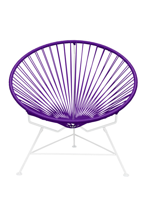Stylish and Durable Innit Lounge Chair with White Powder - Coated Steel Frame