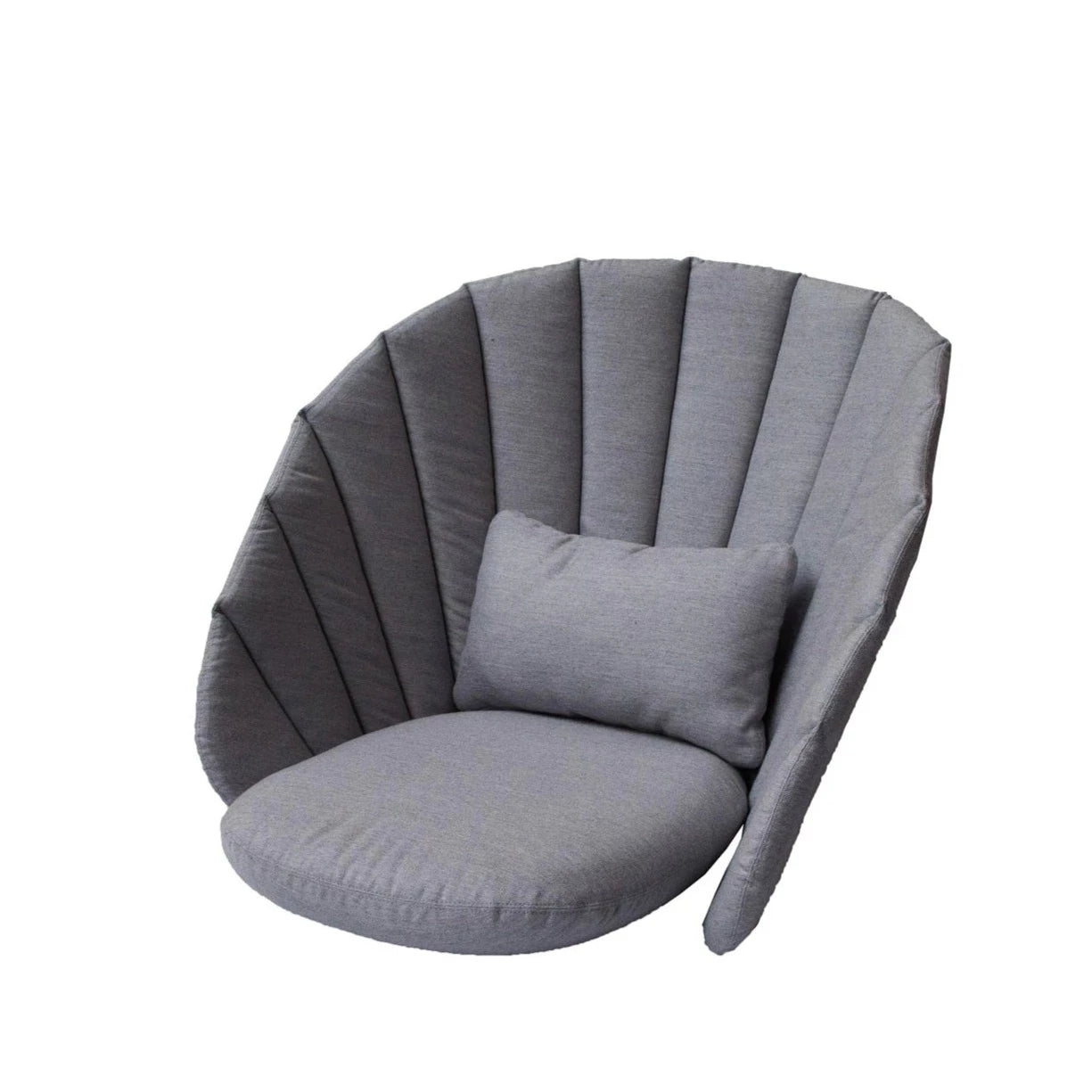 Cane-line Comfortable Peacock Lounge Chair Cushion Set with QuickDry