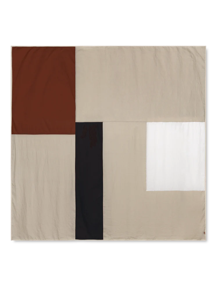 Ferm Living Lightweight Part Bedspread in Linen and Organic Cotton