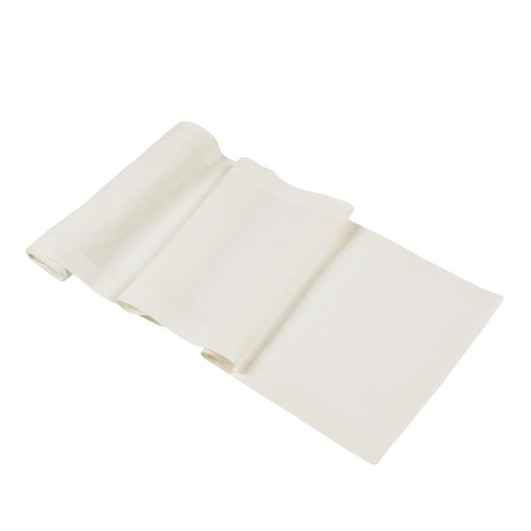 Huddleson Contemporary Luxury Italian Linen Table Runner for Elegant Dining