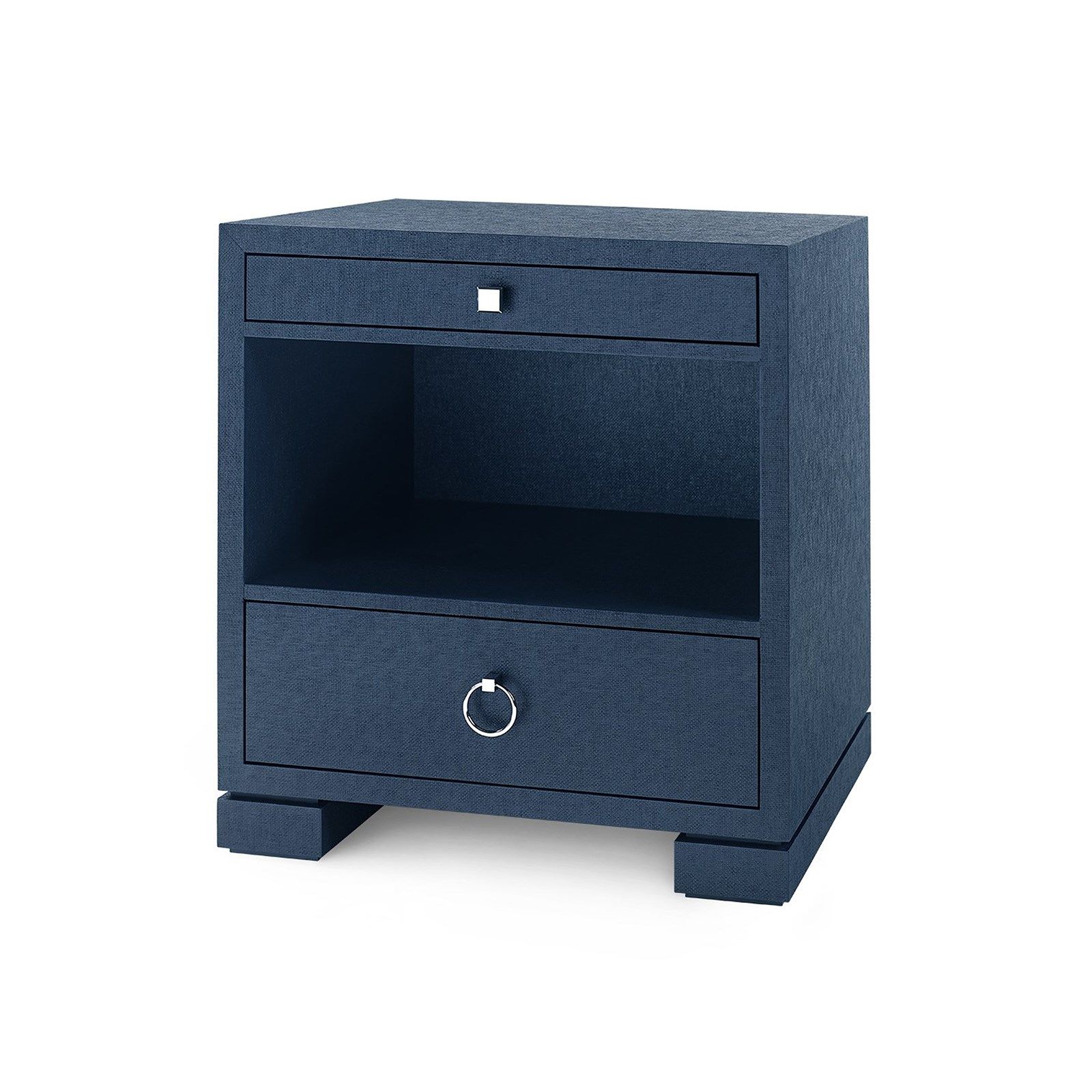 Villa & House Frances 2-Drawer Luxury Side Table in Navy, Black or White