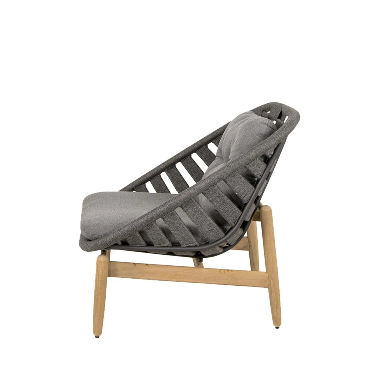 Cane-line Strington Outdoor Lounge Chair for Relaxing in Small Spaces