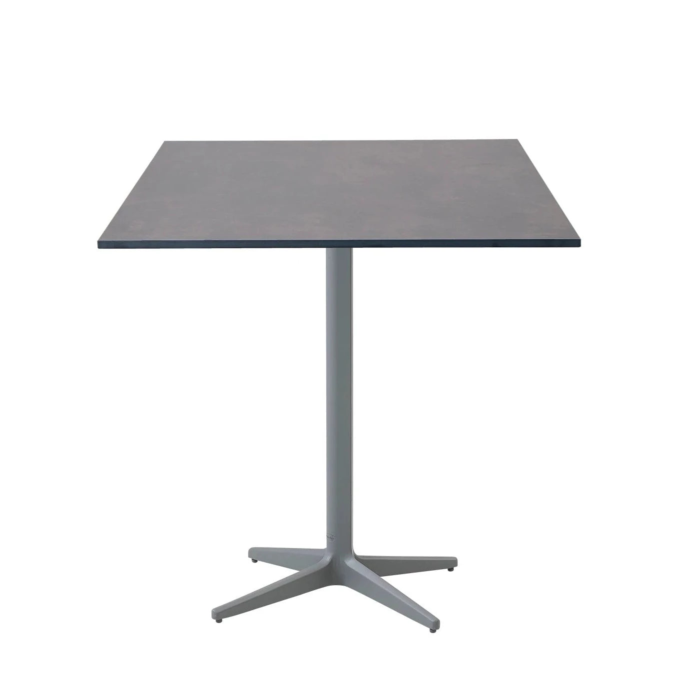 Square Outdoor Cane - line Drop Café Table for Modern Living