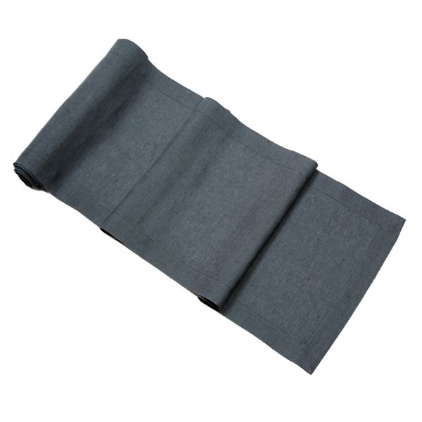Huddleson Contemporary Luxury Italian Linen Table Runner for Elegant Dining