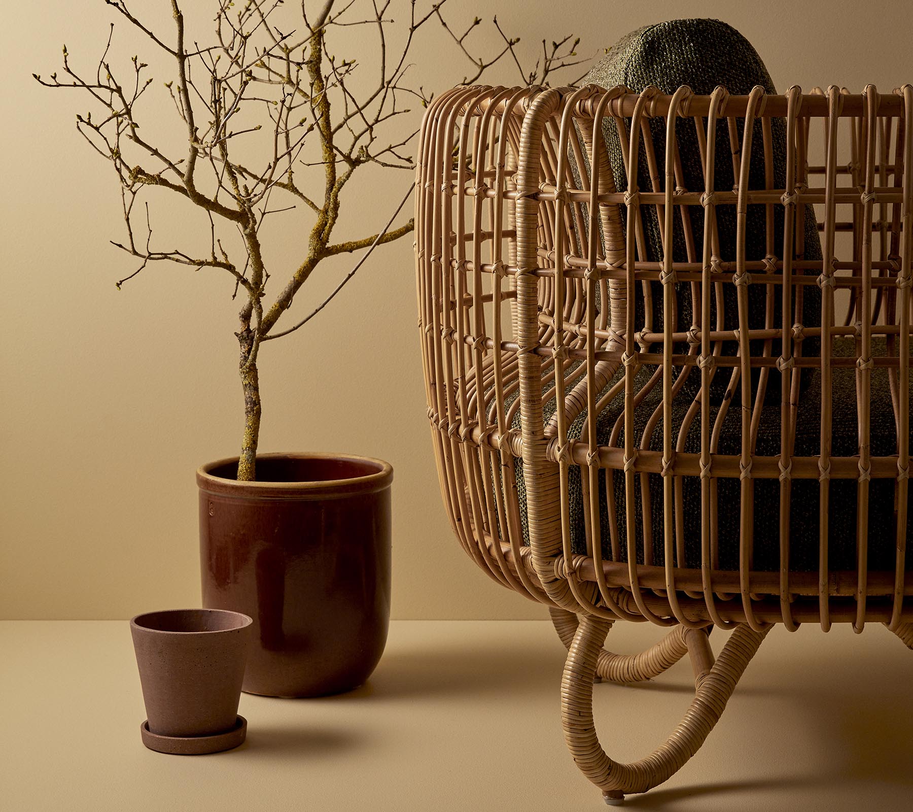 Cane-line Rattan Nest Lounge Chair - A Classic Danish-Style Seating Solution