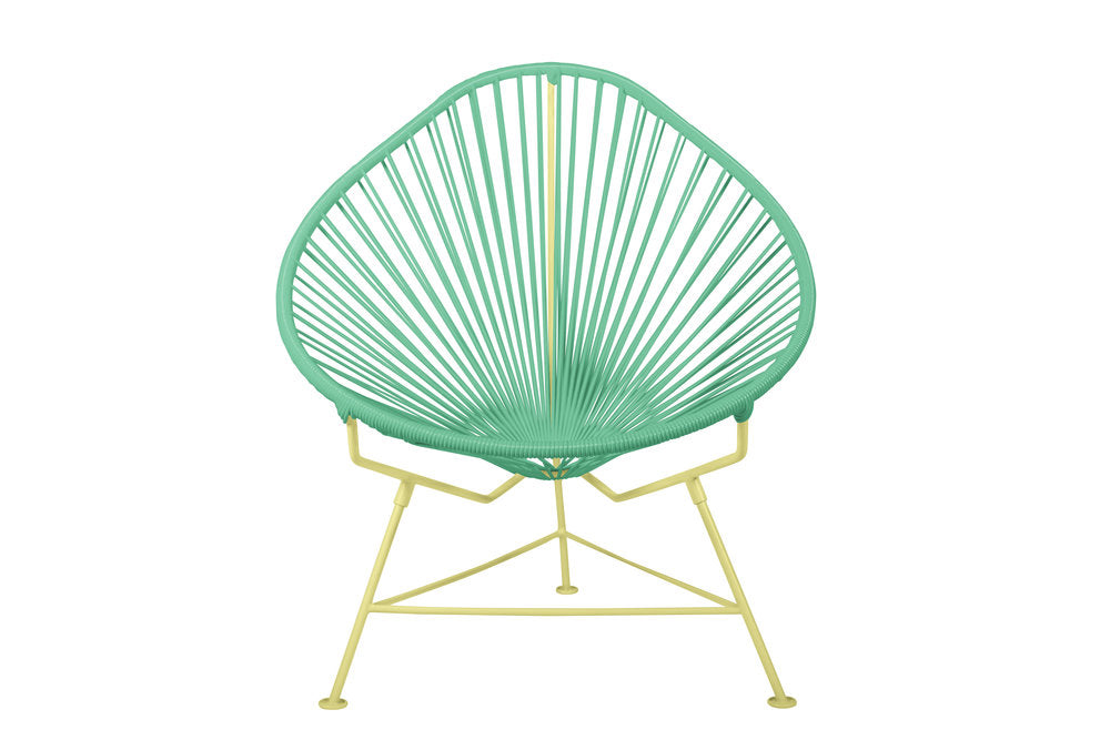 Innit Yellow Frame Acapulco-Style Outdoor Chair